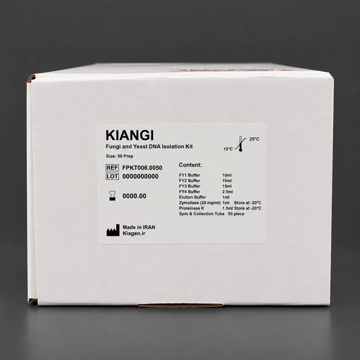 کیت استخراج DNA از قارچ و مخمر|Fungi and yeast DNA isolation kit