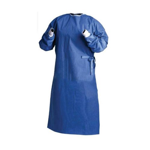 گان جراحی اسپان دارای آستین کشدار|surgical gown with sleeves